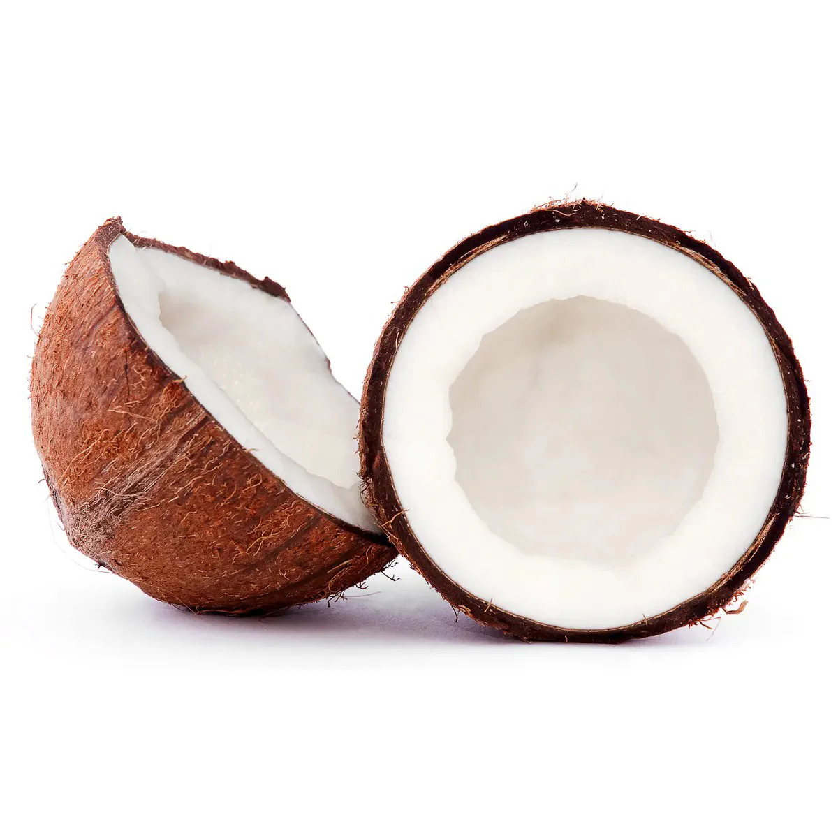 sliced coconuts